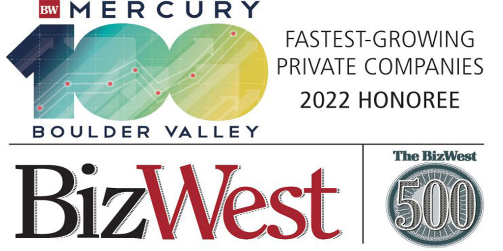 THIRD FASTEST GROWING PRIVATE COMPANY BOULDER VALLEY